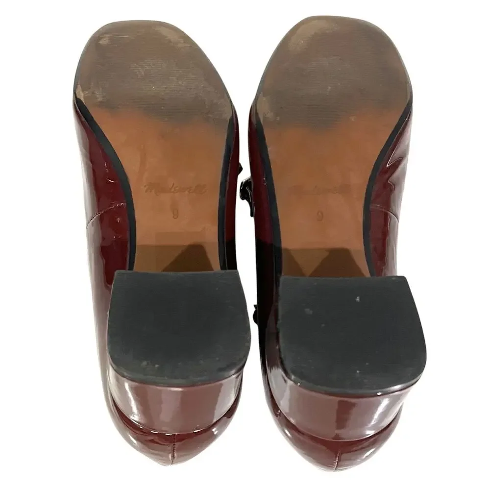 Vintage 60s Womens FSP shoes Musebeck T-Strap Mary Jane Heels Brown Leather Sz 9